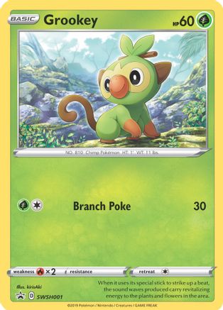 Grookey - SWSH001 (SWSH001) Holofoil - SWSH Sword & Shield Promo Cards