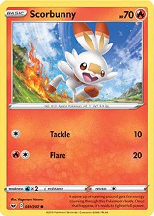 Scorbunny - 031/202 (Premium Collection) (31) Holofoil - Miscellaneous Cards & Products