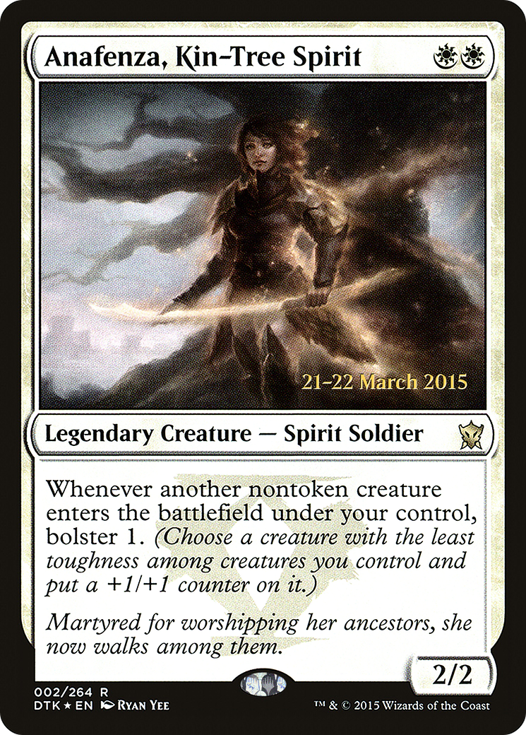 Anafenza, Kin-Tree Spirit [Dragons of Tarkir Prerelease Promos] | Silver Goblin