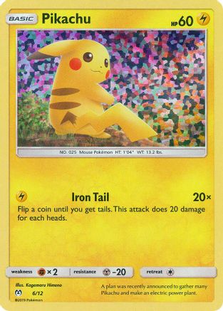 Pikachu (6/12) [McDonald's Promos: 2019 Collection] | Silver Goblin