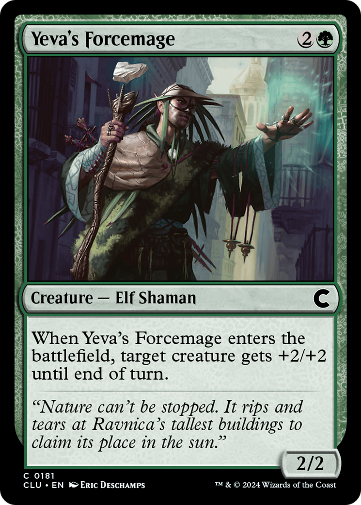 Yeva's Forcemage [Ravnica: Clue Edition] | Silver Goblin