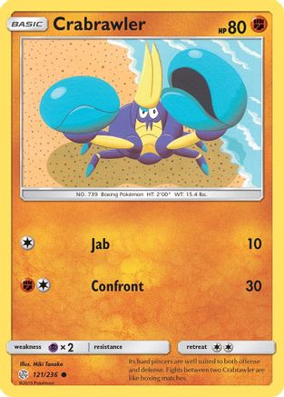 Crabrawler (121) - SM  Cosmic Eclipse