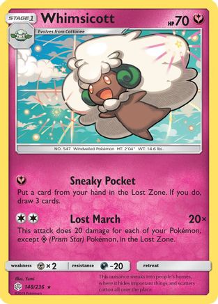 Whimsicott (148) - SM  Cosmic Eclipse