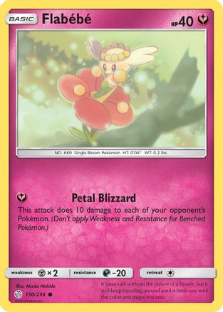 Flabebe - 150/236 (150) - SM  Cosmic Eclipse