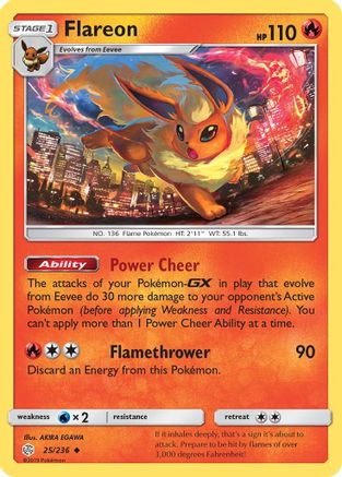 Flareon (25) - SM  Cosmic Eclipse