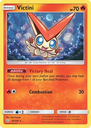Victini (30) Holofoil - SM  Cosmic Eclipse