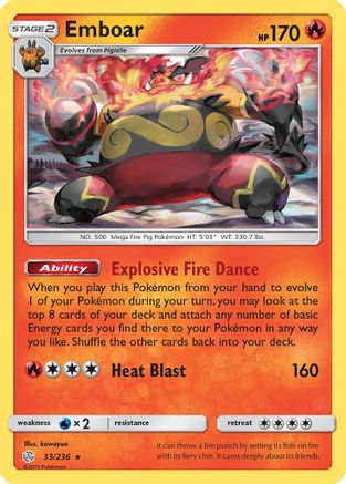 Emboar (33) - SM  Cosmic Eclipse