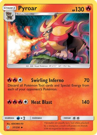 Pyroar (37) - SM  Cosmic Eclipse