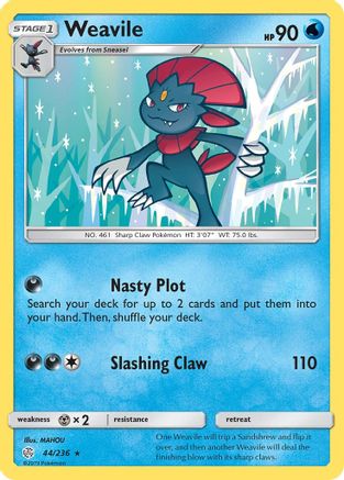 Weavile (44) - SM  Cosmic Eclipse