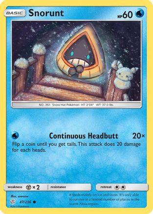Snorunt (47) - SM  Cosmic Eclipse