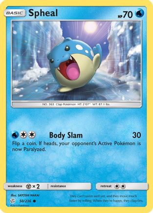 Spheal - 50/236 (50) - SM  Cosmic Eclipse