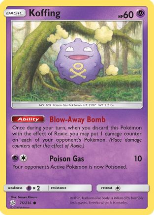 Koffing (76) - SM  Cosmic Eclipse