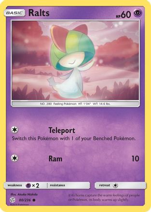 Ralts (80) - SM  Cosmic Eclipse