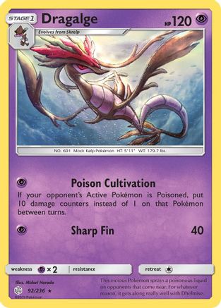 Dragalge (92) - SM  Cosmic Eclipse