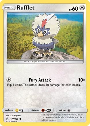 Rufflet (177) - SM  Cosmic Eclipse