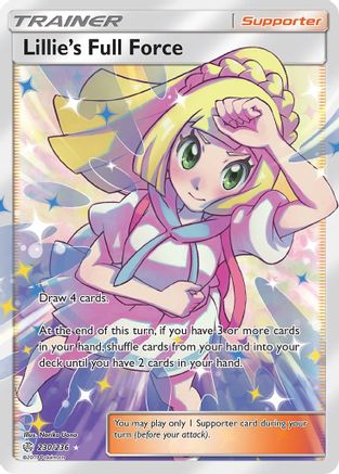 Lillie's Full Force (Full Art) (230) Holofoil - SM  Cosmic Eclipse