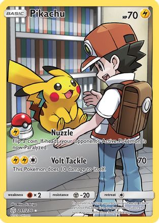 Pikachu (Secret) (241) Holofoil - SM  Cosmic Eclipse