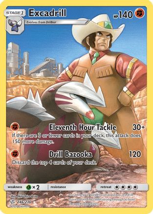 Excadrill (Secret) (246) Holofoil - SM  Cosmic Eclipse