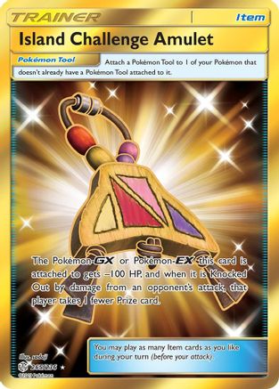 Island Challenge Amulet (Secret) (265) Holofoil - SM  Cosmic Eclipse