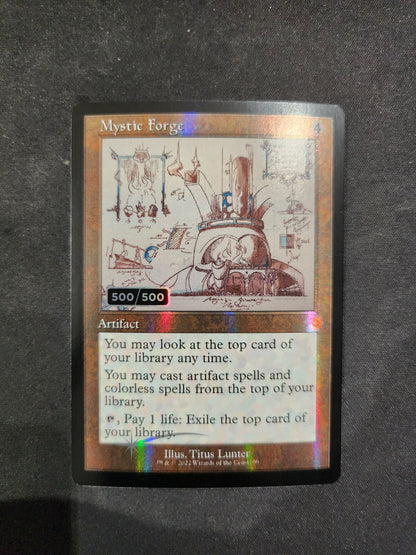 Mystic Forge (Schematic) (Serial Numbered) (Retro) (099) Foil - The Brothers' War Retro Artifacts