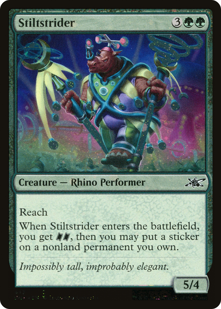 Stiltstrider (Galaxy Foil) (443) Foil - Unfinity