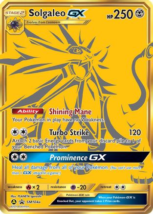 Solgaleo GX - SM104a (SM104a) Holofoil - SM Promos