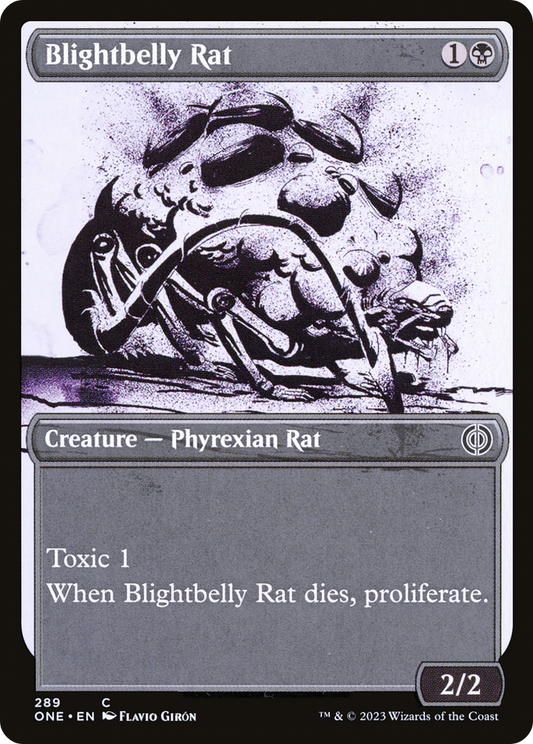 Blightbelly Rat (Showcase) (289) Foil - Phyrexia: All Will Be One