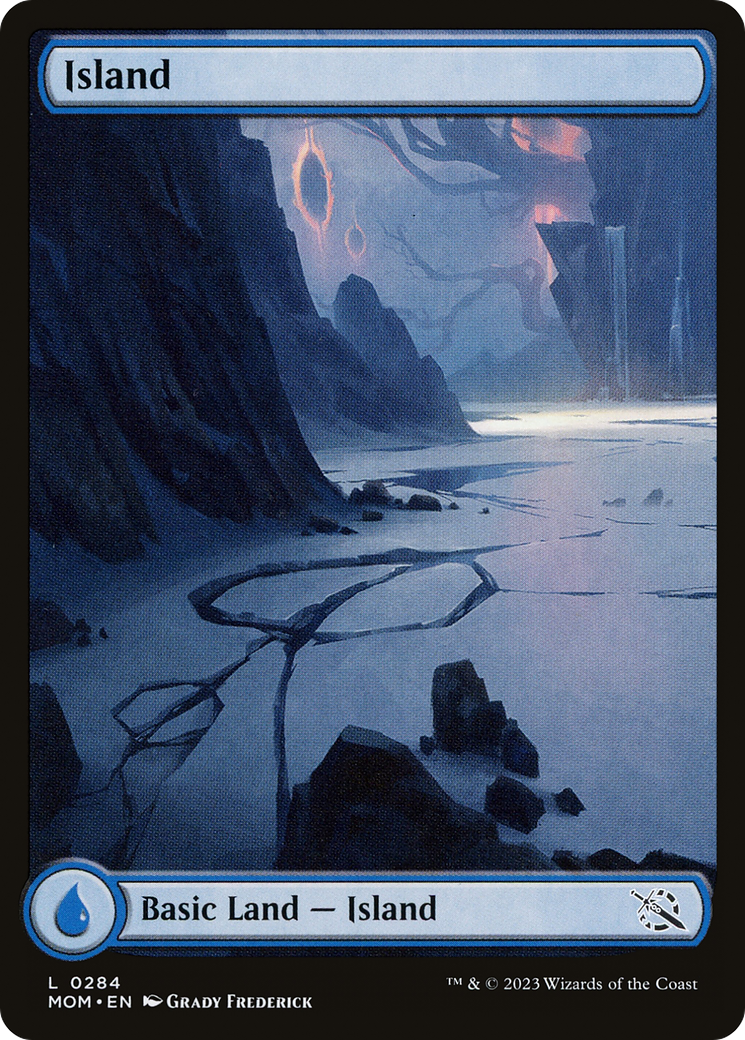 Island (284) [March of the Machine] Foil