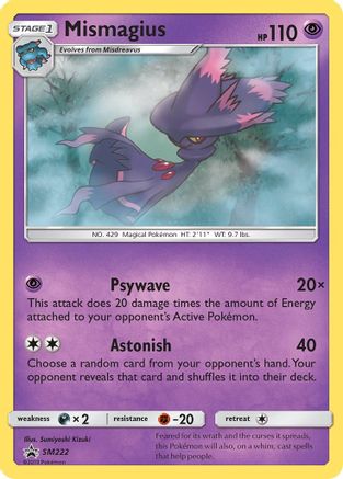 Mismagius - SM222 (SM222) Holofoil - SM Promos