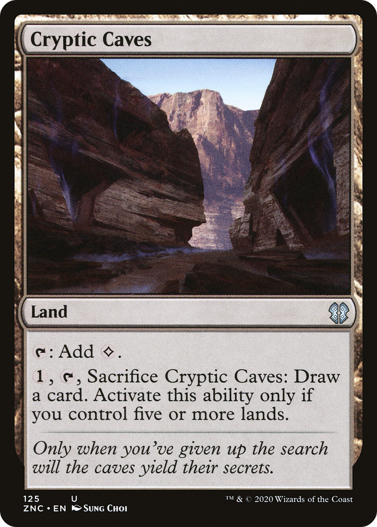Cryptic Caves (125) - Zendikar Rising Commander