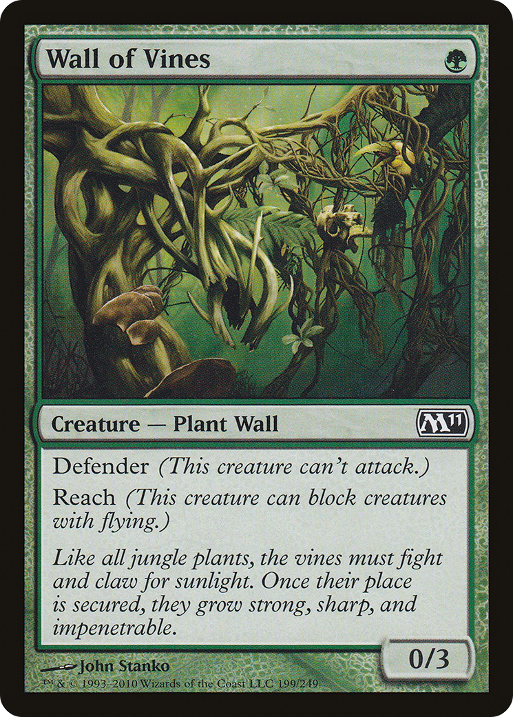 Wall of Vines (199) Foil - Magic 2011