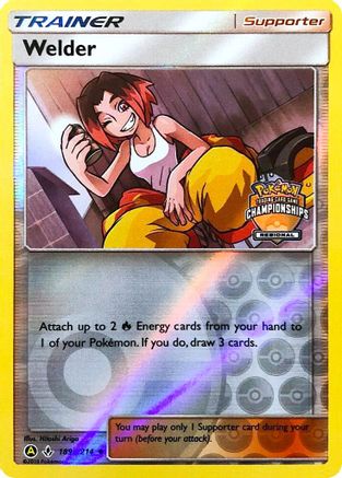 Welder - 189a/214 (Regional Championships) (189a) Reverse Holofoil - League & Championship Cards