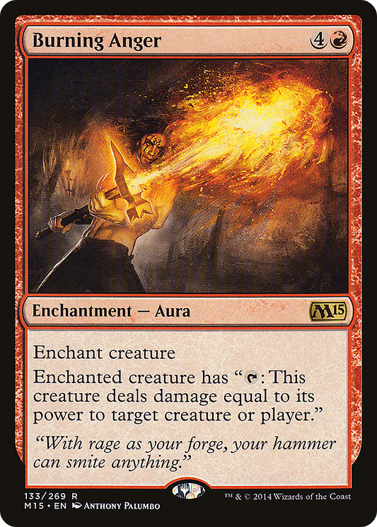Burning Anger [Magic 2015] Foil
