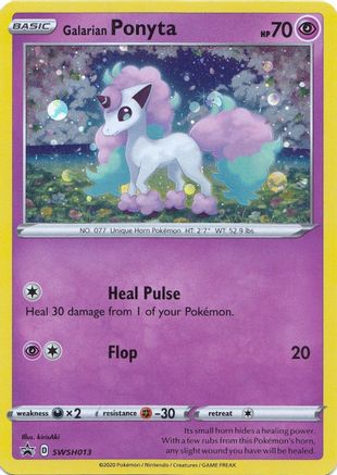 Galarian Ponyta - SWSH013 (SWSH013) Holofoil - SWSH Sword & Shield Promo Cards