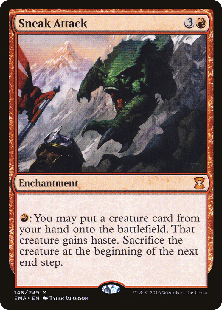 Sneak Attack (148) Foil - Eternal Masters