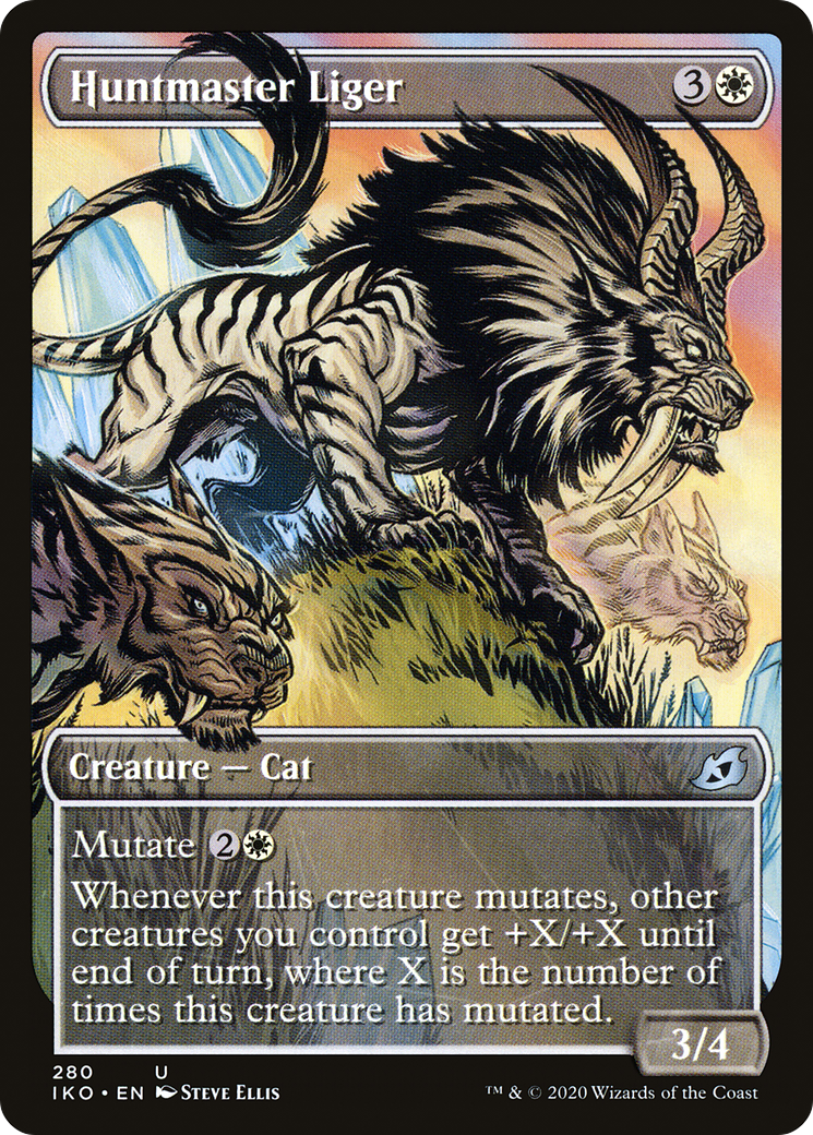Huntmaster Liger (Showcase) (280) Foil - Ikoria: Lair of Behemoths
