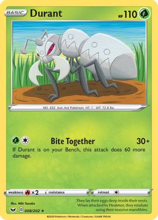 Durant (8) - Sword & Shield Base Set