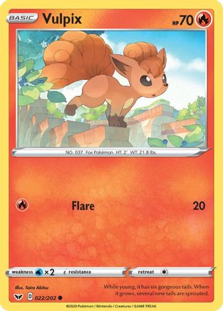 Vulpix (22) - Sword & Shield Base Set