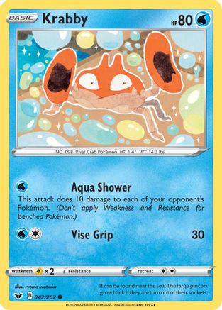 Krabby (042) (42) - SWSH01 Sword & Shield Base Set
