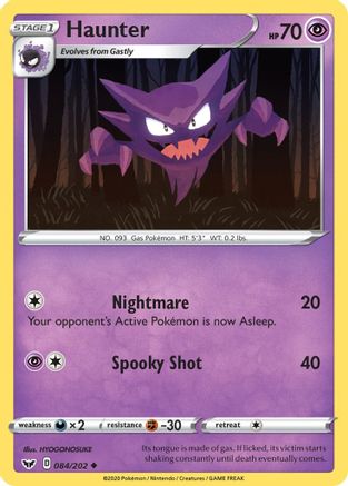 Haunter (84) - Sword & Shield Base Set