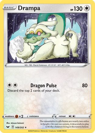 Drampa (149/202) [Sword & Shield: Base Set] | Silver Goblin