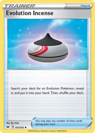 Evolution Incense (163) - SWSH01 Sword & Shield Base Set