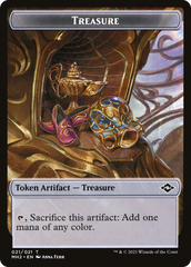 Treasure // Daretti Emblem Double-Sided Token [Secret Lair Drop Series] | Silver Goblin