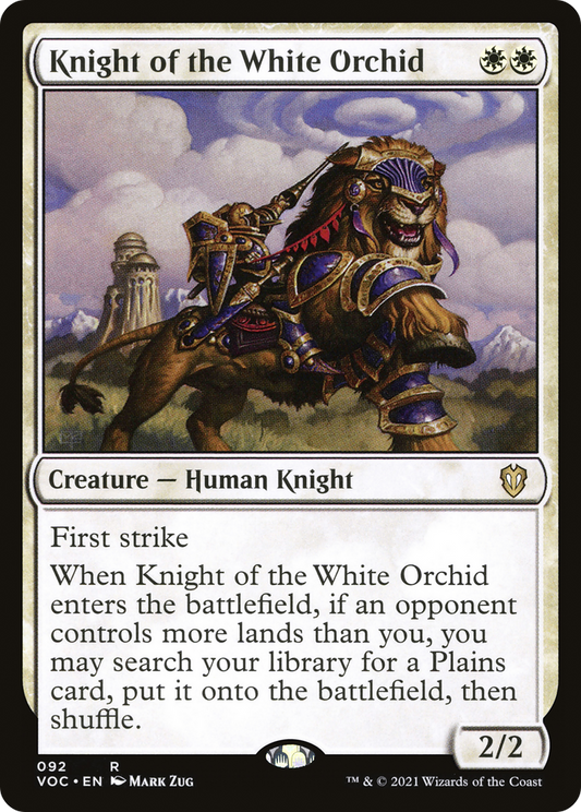 Knight of the White Orchid (092) - Crimson Vow Commander