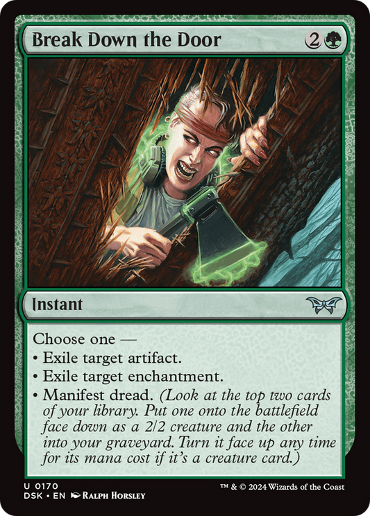 Break Down the Door [Duskmourn: House of Horror] Foil