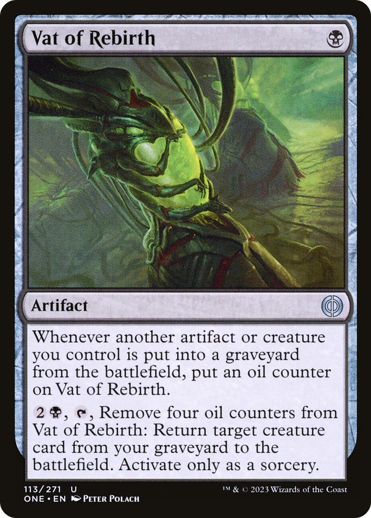 Vat of Rebirth [Phyrexia: All Will Be One] Foil