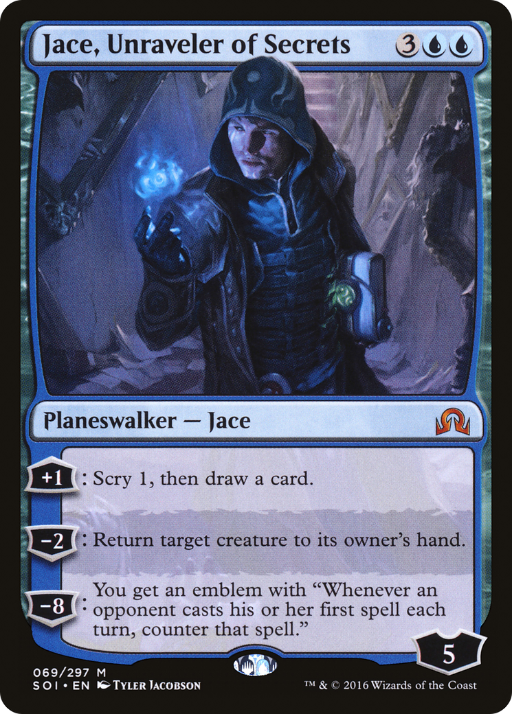 Jace, Unraveler of Secrets (069) - Shadows over Innistrad