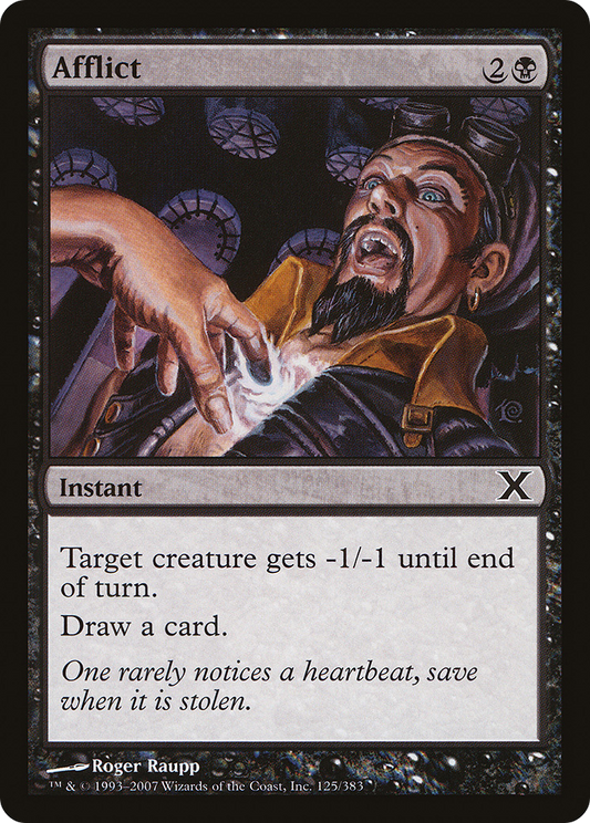 Afflict (125) Foil - Tenth Edition