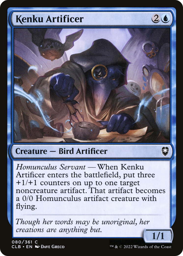 Kenku Artificer (080) - Commander Legends: Battle for Baldur's Gate