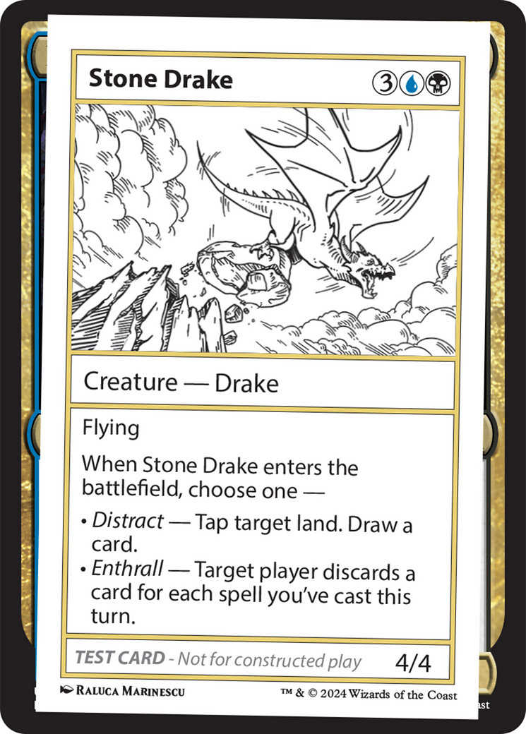 Stone Drake [Mystery Booster 2 Playtest Cards] | Silver Goblin